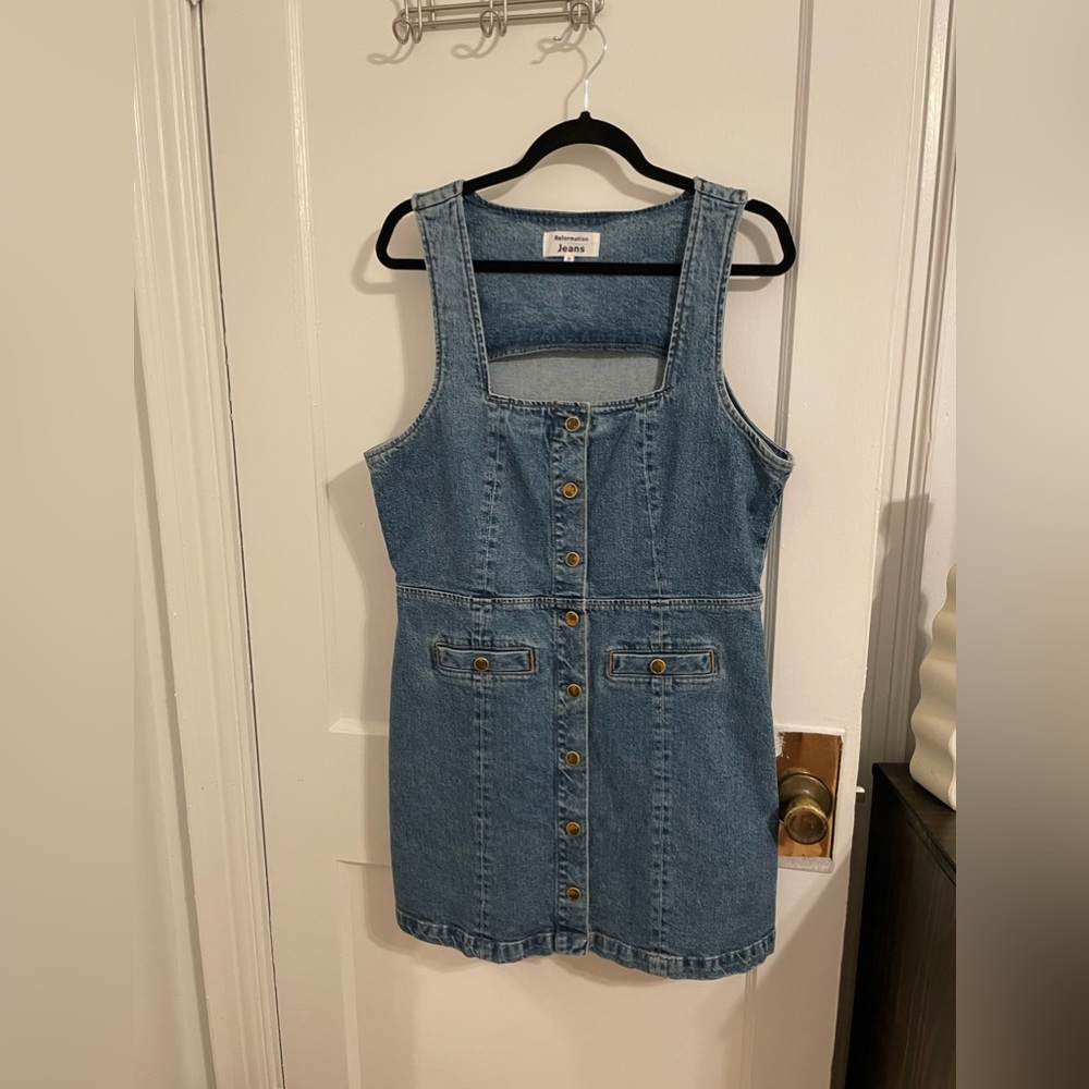 Reformation Jeans Denim Mini Dress